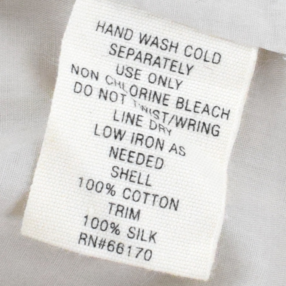 Floreat Long-Sleeve Blouse with Lace & Silk Trim S - Picture 8 of 8